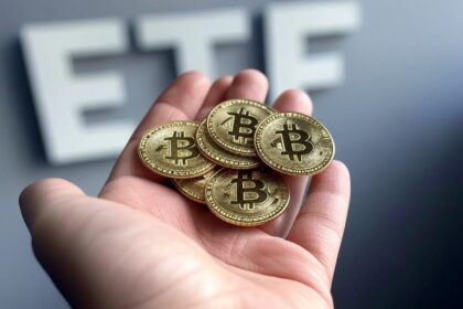 An ETF will group the shares of companies that save in bitcoin