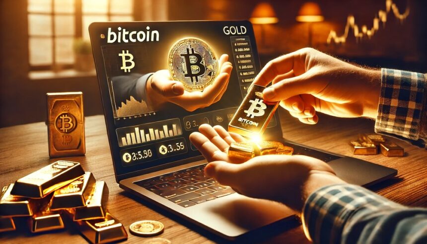 Bitcoin broke price record against gold