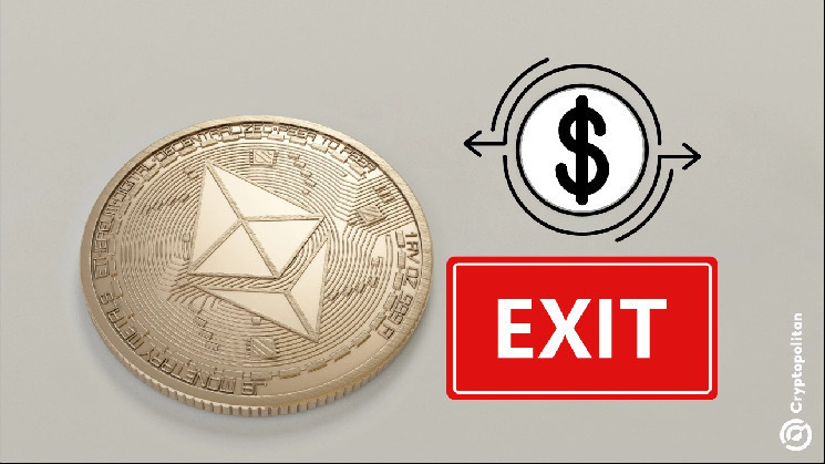 Over $1.4B Ether exits exchanges this week, reaching November highs