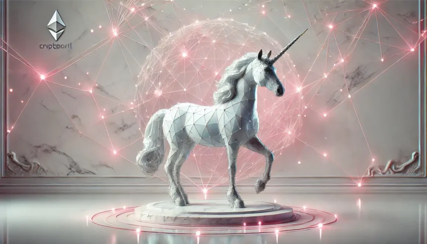 Uniswap's network is launched and the price of Uni goes up