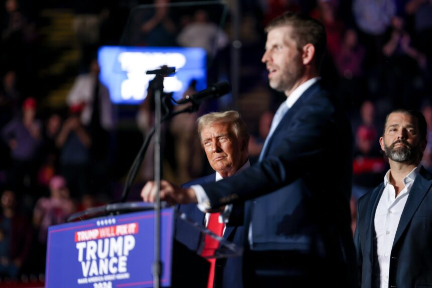 "It looks like a great moment to enter Bitcoin," says Eric Trump