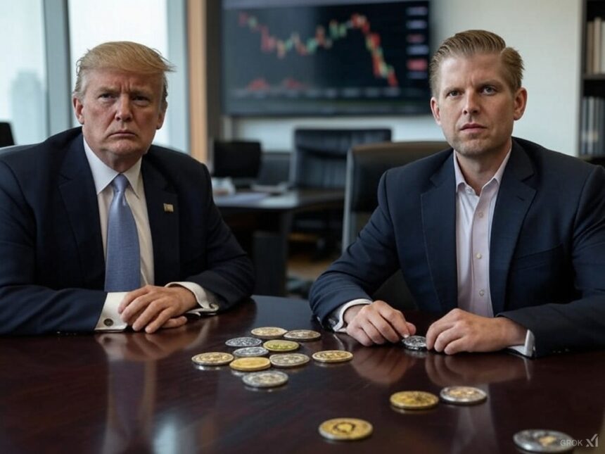 What tokens are the Trump family company investing?
