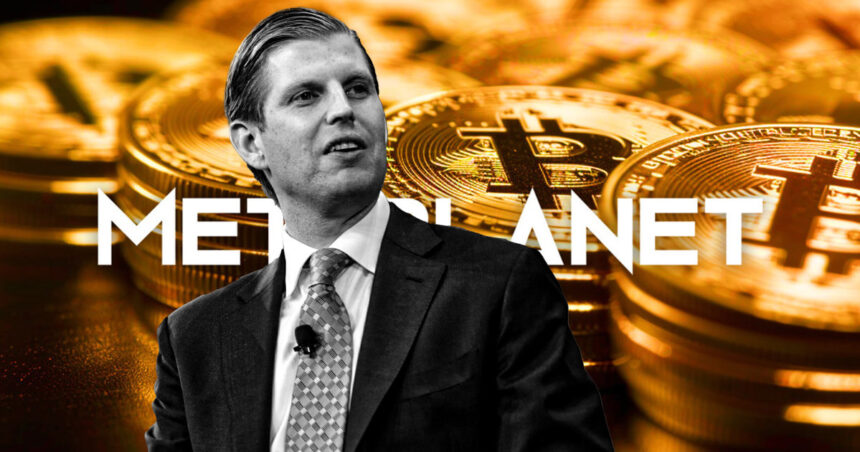 Eric Trump joins Bitcoin firm Metaplanet’s advisory board, stock surges 17%