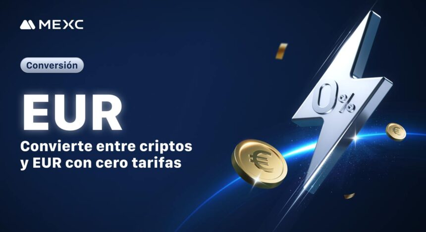 MEXC includes EUR with zero rates for fast operations