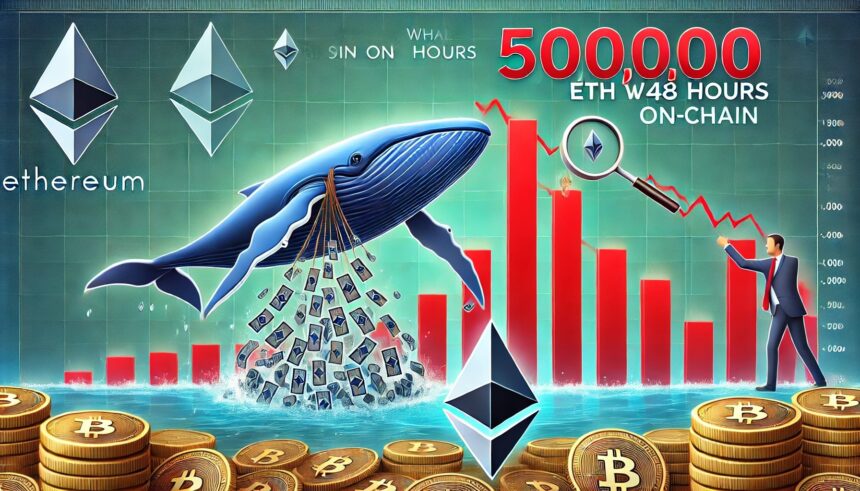 Ethereum Whales Dump 500,000 ETH In 48 Hours – On-Chain Data Reveals