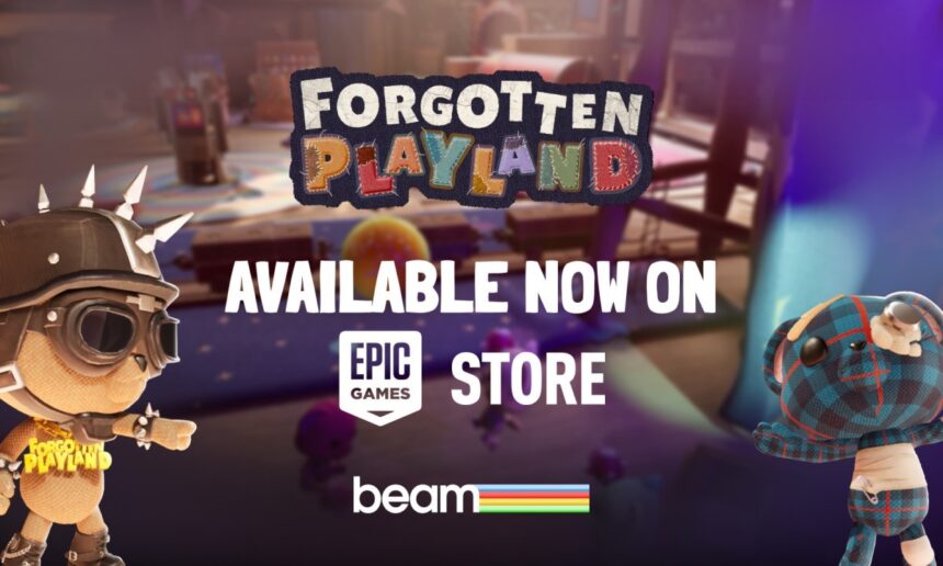 Forgotten Playland, Beam's flagship game, is launched in Epic Games Store