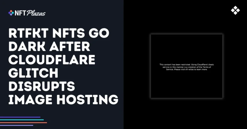 RTFKT NFTs Disappear After Cloudflare Glitch Disrupts Image Hosting