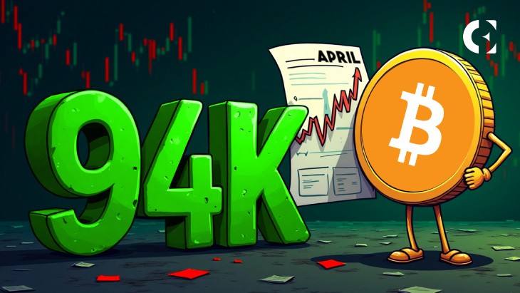 Bitcoin Closes April at $94,181 in S2F Bounce