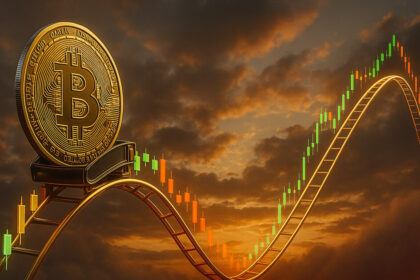 Bitcoin short term realized volatility drops to 16% after early April spike