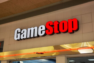 The GameStop sign seen inside the Susquehanna Valley Mall.