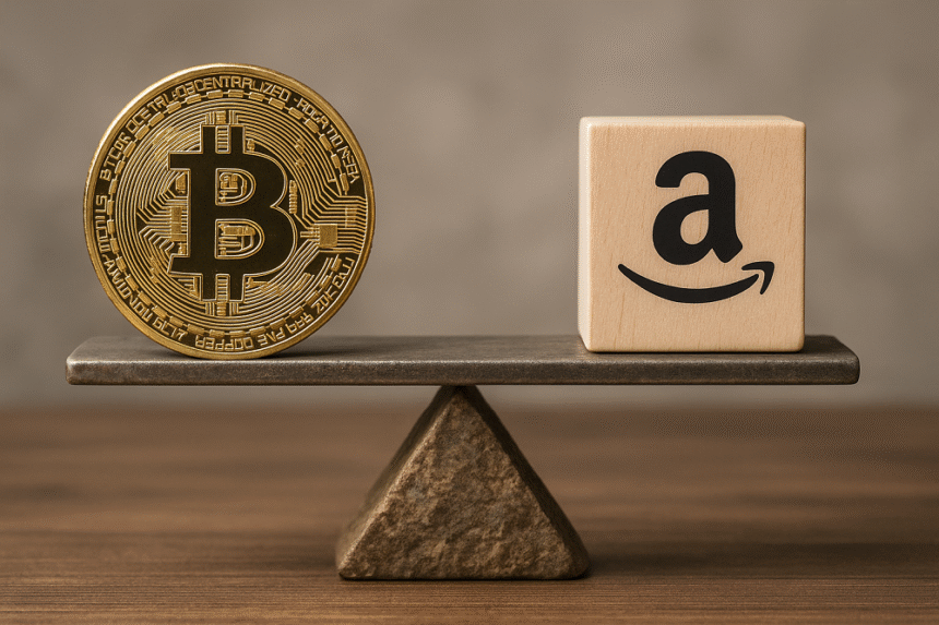 Bitcoin exceeded Amazon capitalization, which are the next "rivals"?