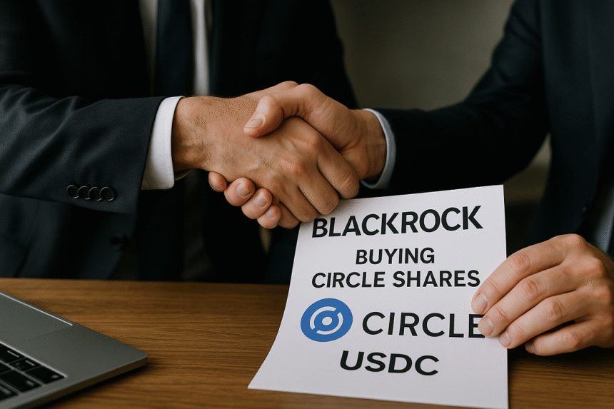 Blackrock evaluates buying 10% of Circle's shares, USDC station