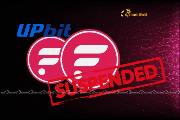 Upbit Suspends FLR Deposits Amid Critical Flare Network Halt