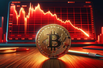 Bitcoin falls to monthly lows triggering $464 million in liquidations amid global market jitters