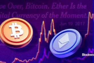 Ethereum was close to flipping Bitcoin in 2017 — then never again