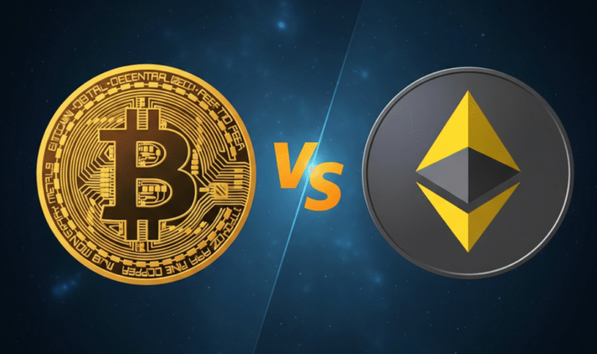 Ethereum wins by consecutive Día to Bitcoin