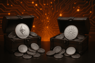 30% and 60% of the entire eth of Ethereum and Cardano Ada lies in Staking