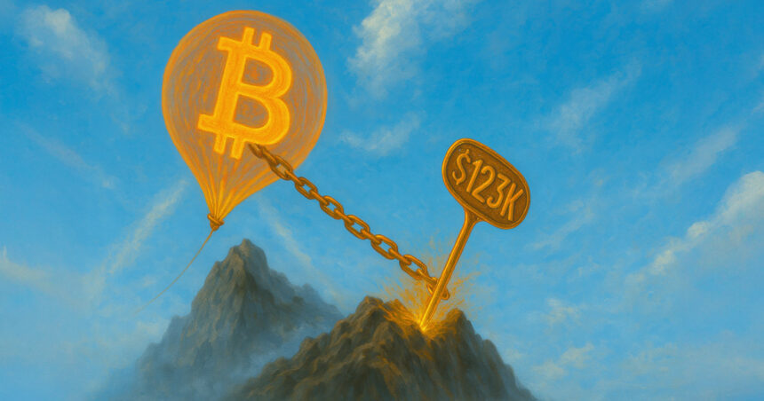 Options gamma pin at $123k holds Bitcoin in a tight range after new ATH