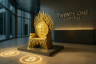 Twenty One Capital rises to 3rd largest Bitcoin holder following 5,800 BTC boost from Tether