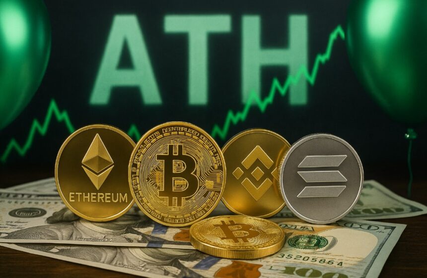 Cryptocurrencies break historical record of market capitalization