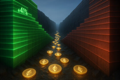 Ethereum order‑book liquidity has grown 41 % since April