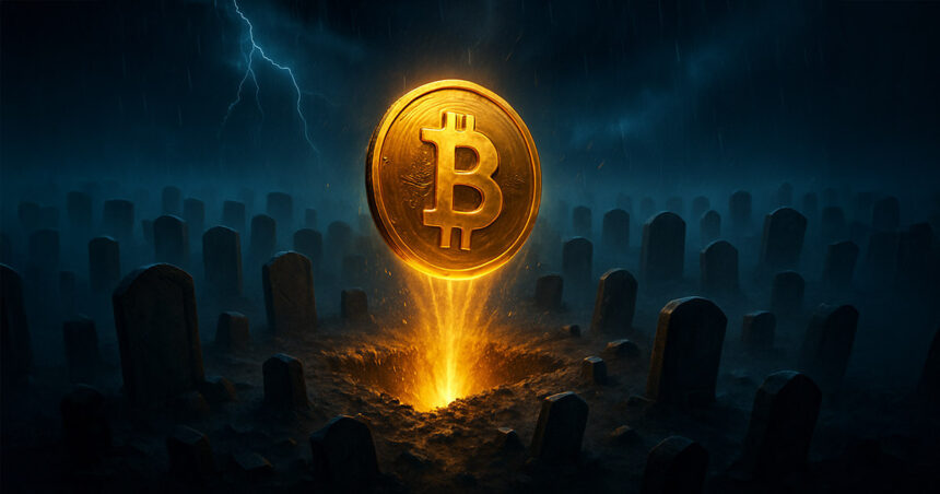 The latest data from Bitcoin Is Dead dropped this week: Bitcoin has ‘died’ no less than 431 times