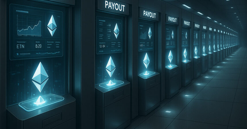 BTCS hands out $0.40 per share in Ethereum dividend and its stock jumps 10 percent