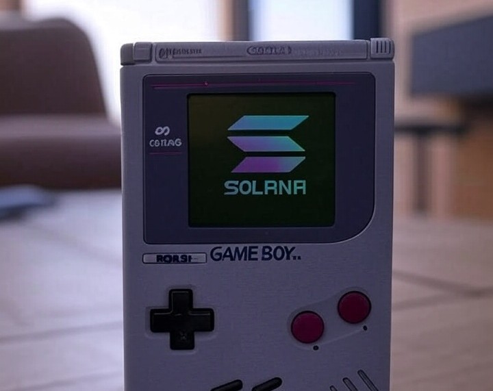 This is PSG1, a portable video game console from Solana