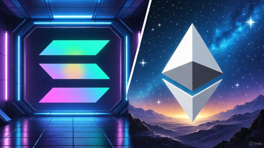 Base collapses due to Amazon failure, while Solana and Ethereum resist