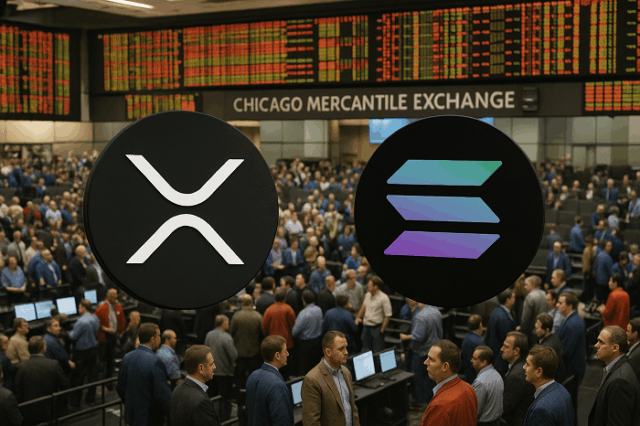 XRP and solana options arrive on the Chicago Mercantile exchange