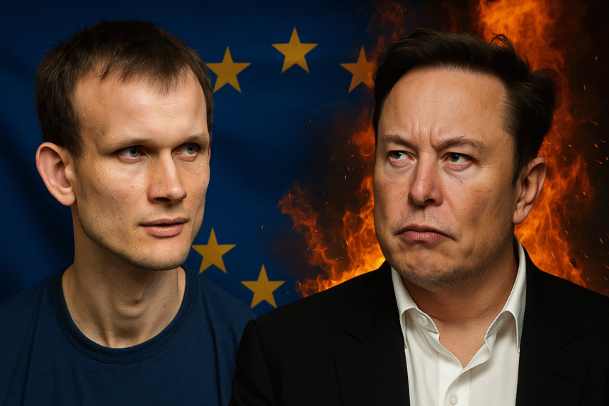 Ethereum Founder Buterin Slams Elon Musk As Anti-Europe Attacks Ignite