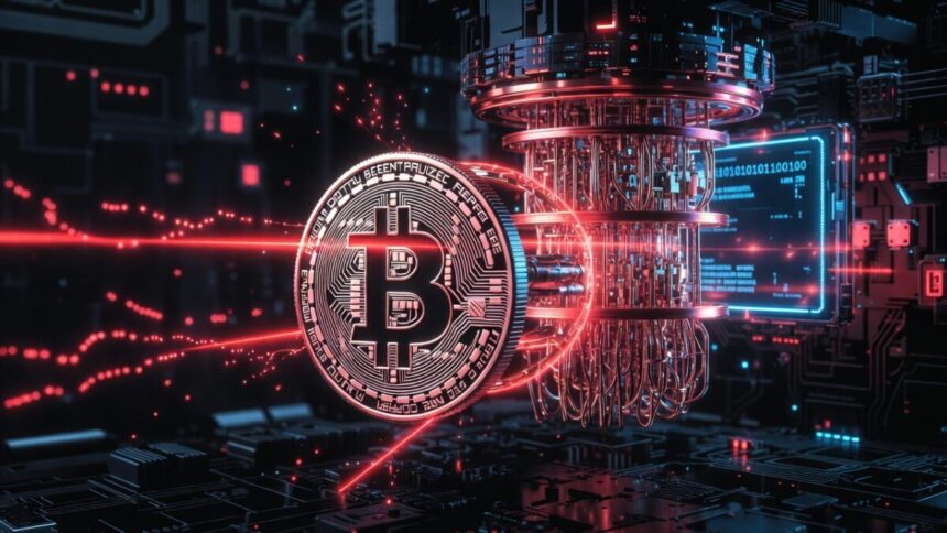 The use of Taproot addresses in Bitcoin falls, due to quantum computing?