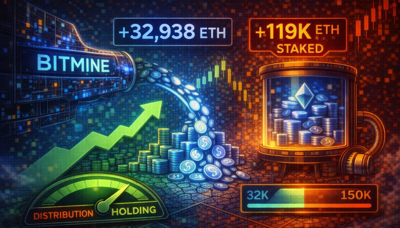 Bitmine Expands Ethereum Holdings: Adds 32,938 ETH And Stakes Nearly 119K ETH