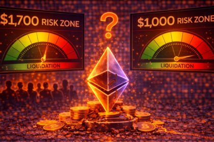 Ethereum Faces Liquidation Zones: Large Holders Cluster Risk Levels Between $1,700 And $1,000