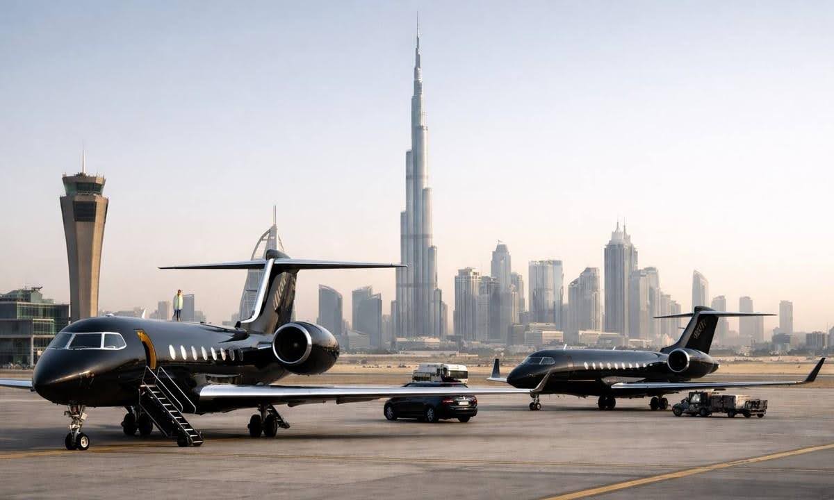 1win organizes charter flights for VIP clients from the UAE