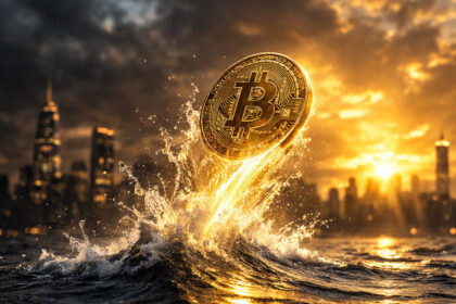 Bitcoin price surges to $70k today while stocks fall at the US market opened