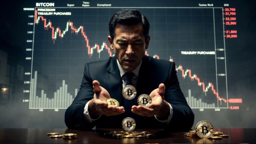 Bitcoin treasury purchases fell to 2024 levels