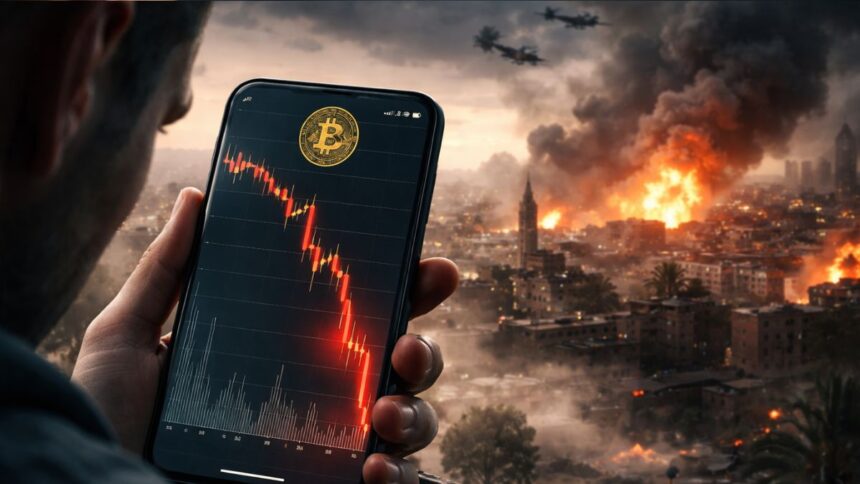 Bitcoin crash liquidates USD 400 million in 24 hours due to escalation of war in Iran
