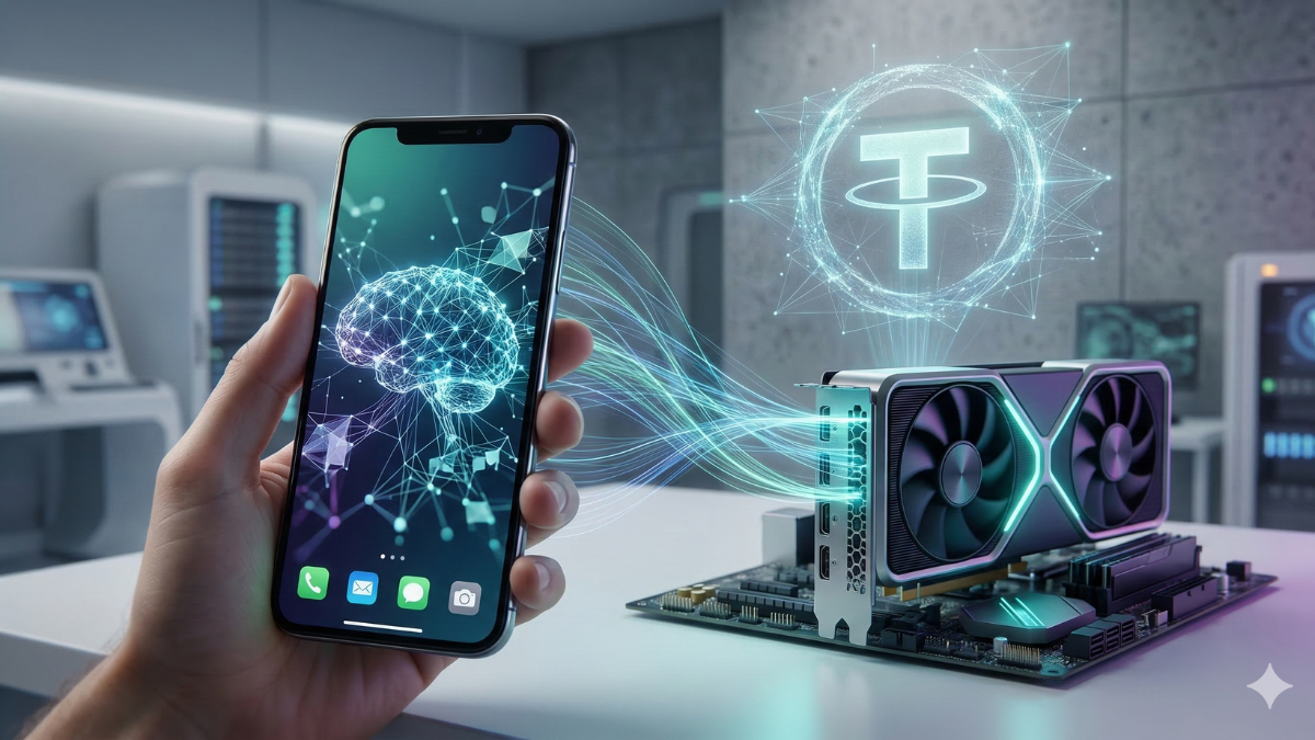 Tether launches system to train advanced AI on iPhone and Android phones