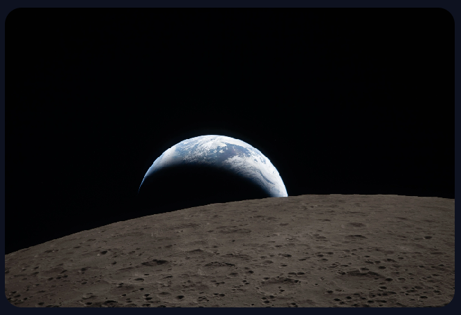 A historic NASA photograph is immortalized in Bitcoin