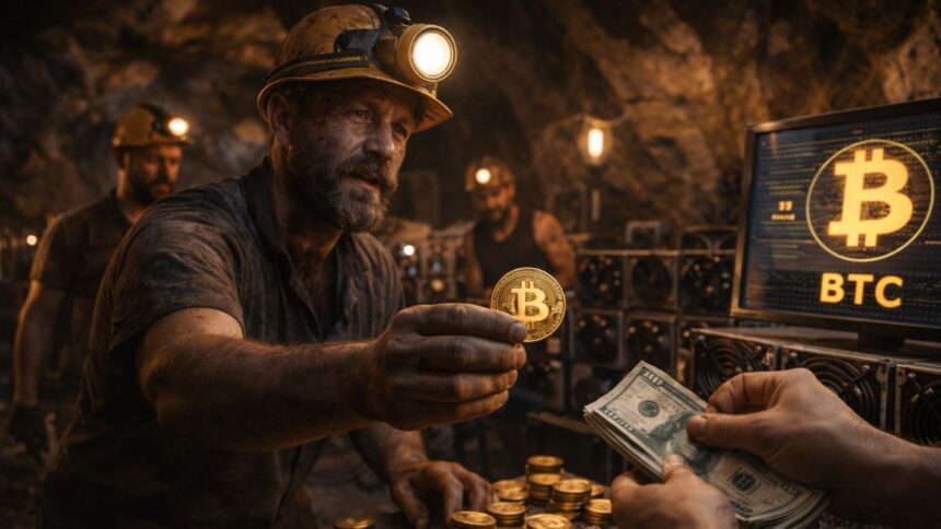 Bitcoin miners sold 60,000 BTC from their reserves in the last 4 years