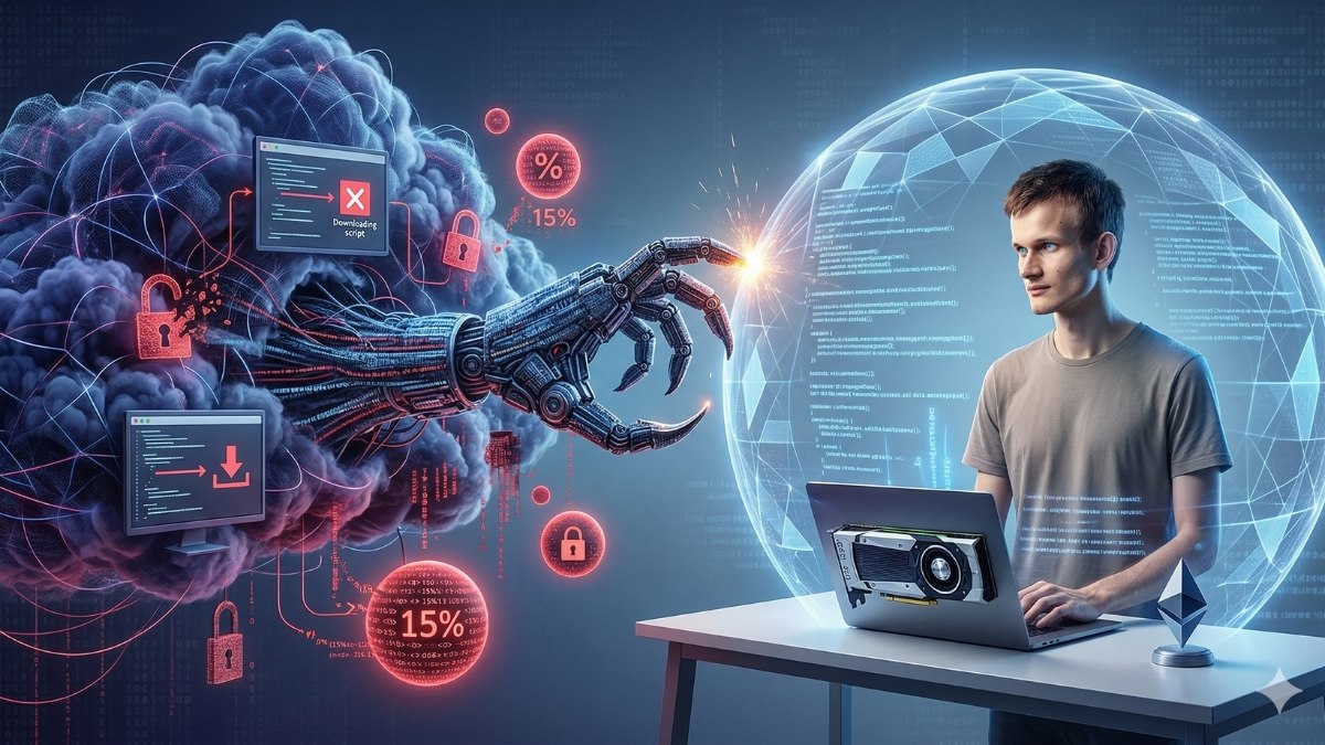 Vitalik Buterin warns about security flaws in the most popular AI agents