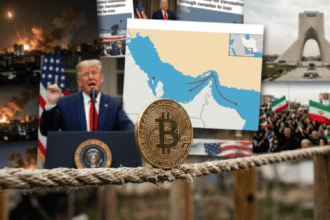 Bitcoin is in a fragile balance at USD 77,000 awaiting definitions on Iran