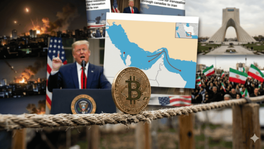 Bitcoin is in a fragile balance at USD 77,000 awaiting definitions on Iran