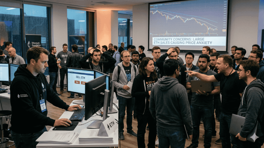 Ethereum Foundation will sell 5,000 ETH this Wednesday and receives criticism from the community