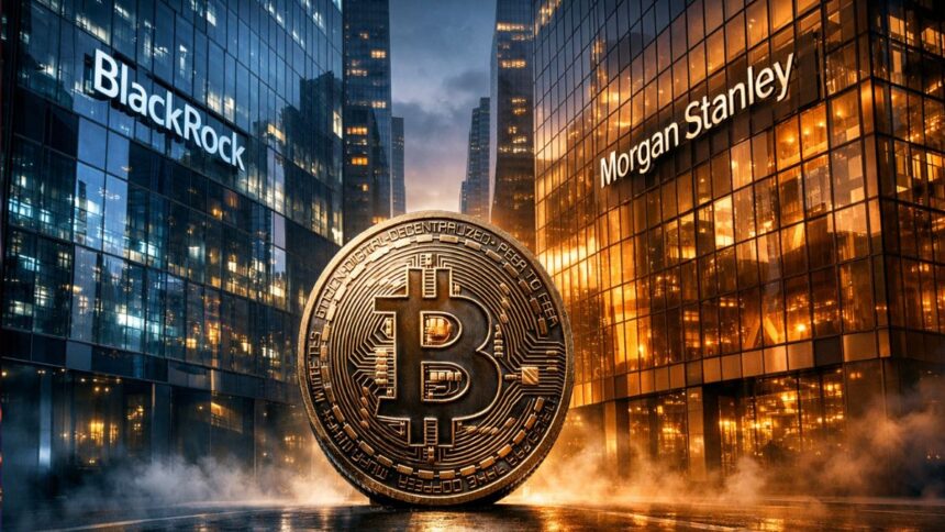 the battle of giants in bitcoin ETFs began