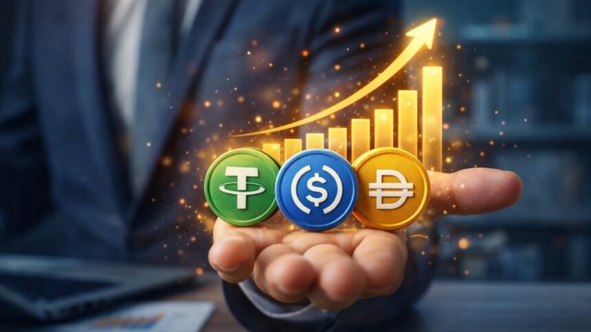 Capital migrates to stablecoins to generate returns in a weak market