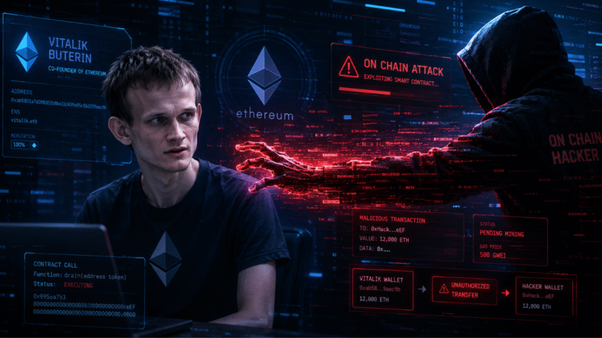 Vitalik Buterin was the target of an on-chain attack on Ethereum, what happened?