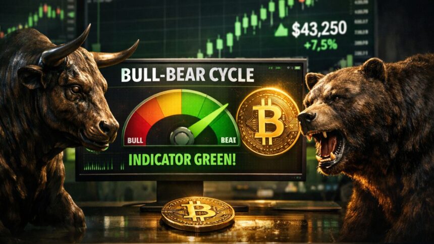 Bitcoin 'Bull-Bear Cycle' Indicator Turns Green for First Time Since 2023