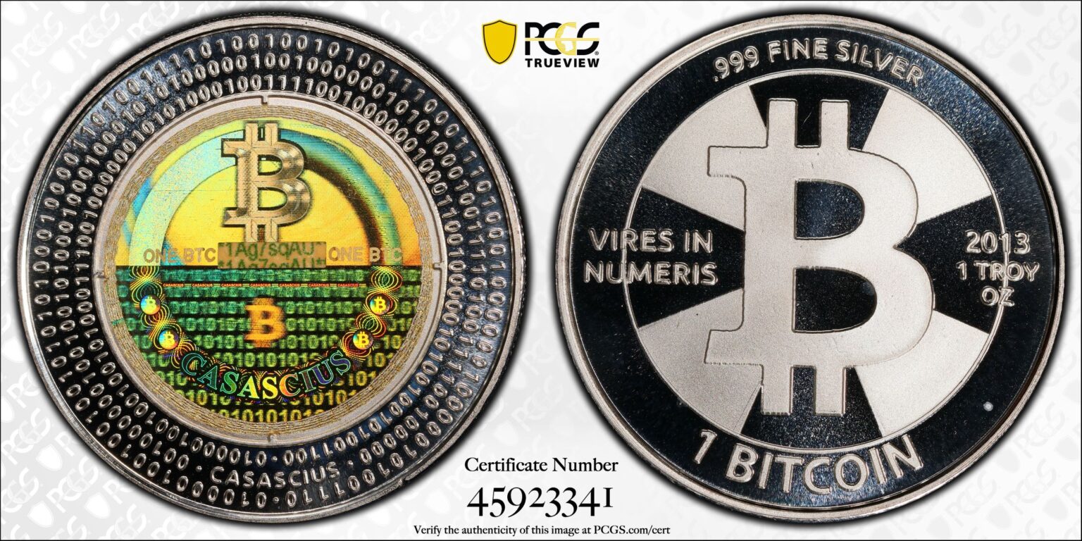 They redeem a rare 1 BTC Casascius coin that has remained sealed since 2012